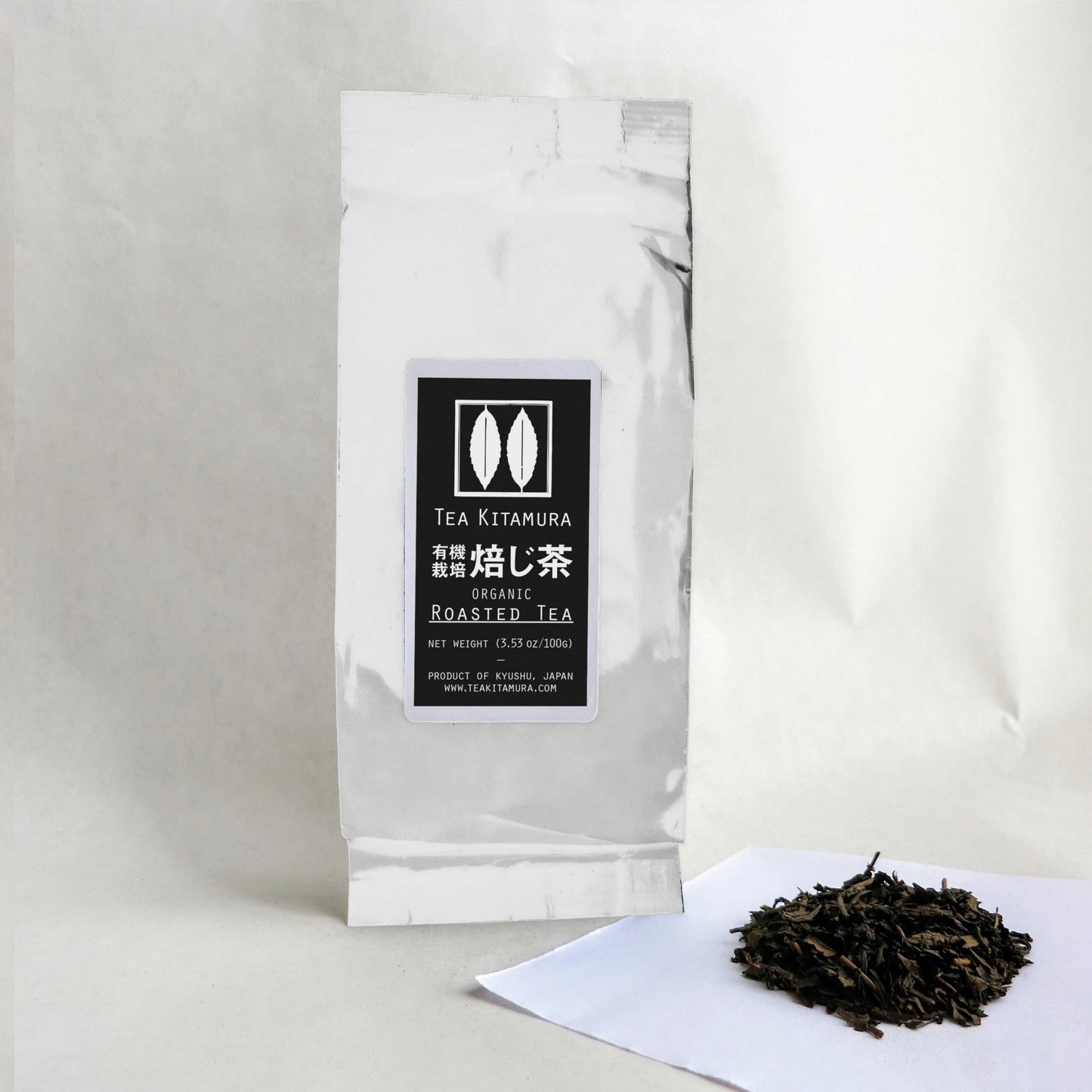 Tea Kitamura Organic Roasted Tea Leaf Package