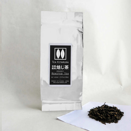 Tea Kitamura Organic Roasted Tea Leaf Package