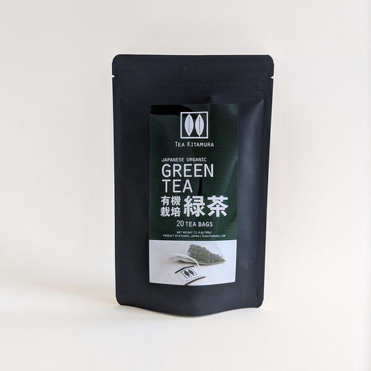 オーガニックグリーンティー（ティーバッグ20個）緑茶テイーバッグ